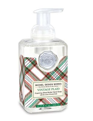 VINTAGE PLAID FOAMING SOAP
