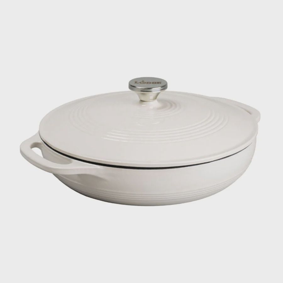 3.6 QT WHITE/OYSTER COVERED CASSEROLE- EC3CC13