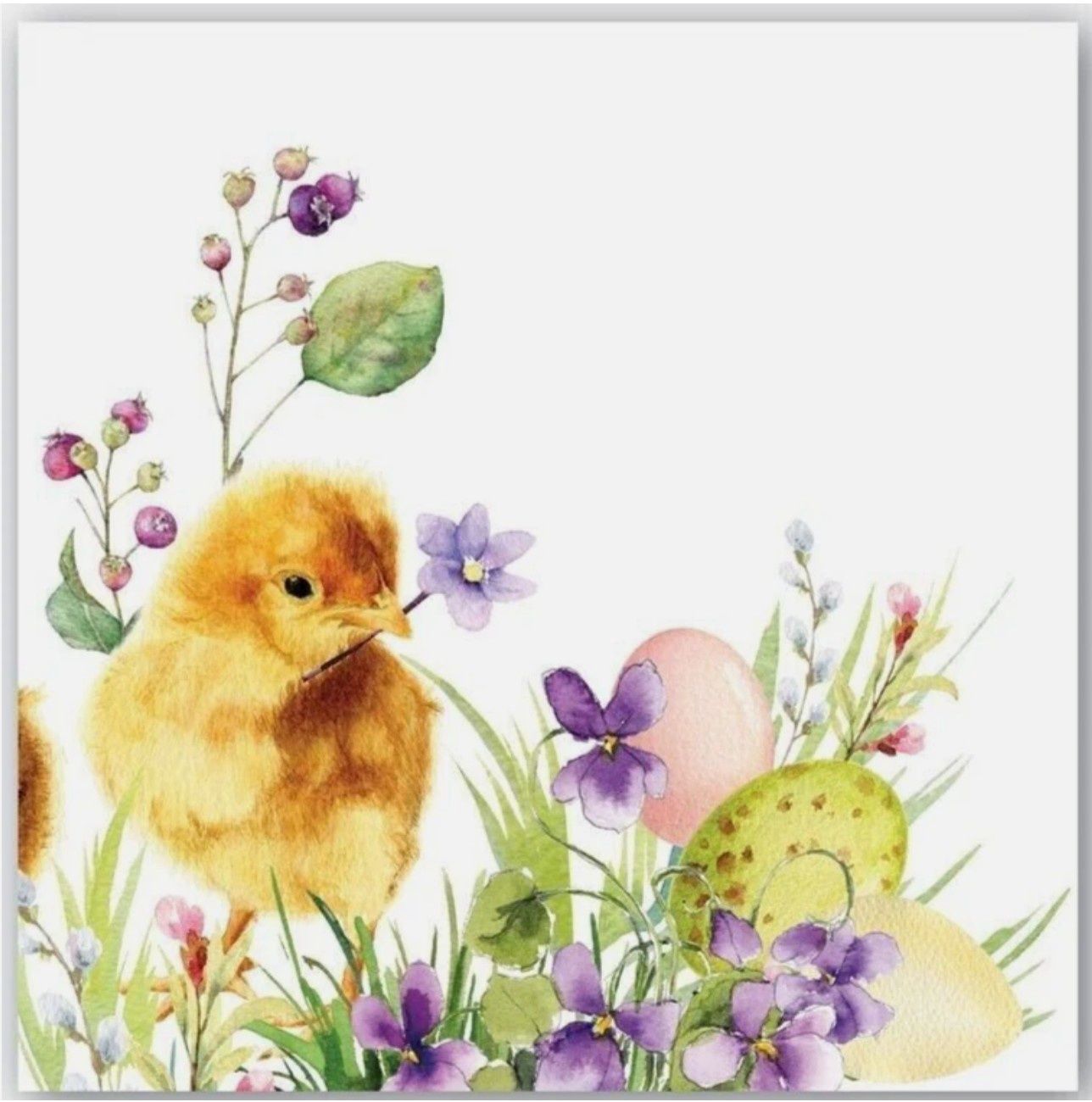 BUNNY MEADOW LUNCHEON NAPKIN 2