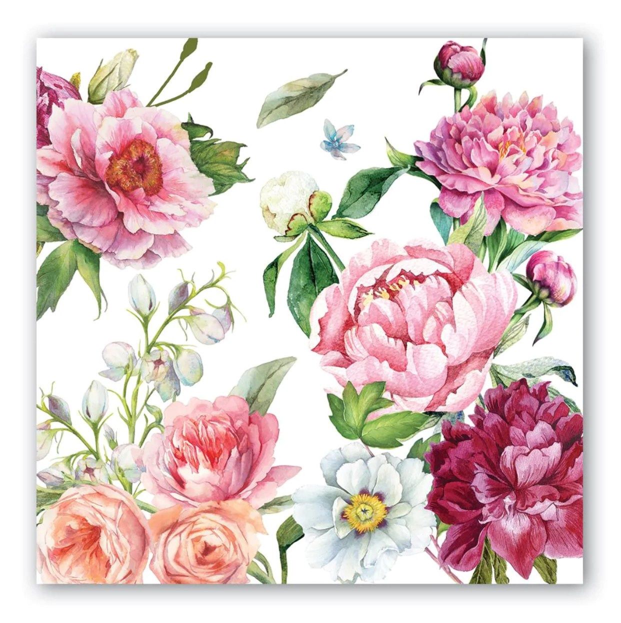 MDW BLUSH PEONY COCKTAIL NAPKIN - 814375