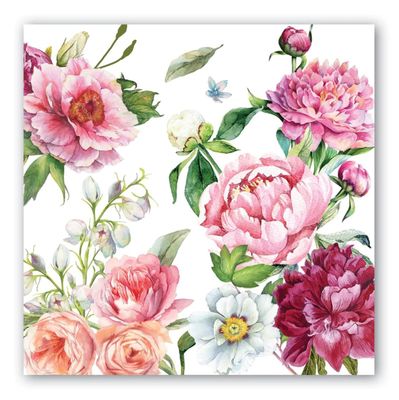 MDW BLUSH PEONY COCKTAIL NAPKIN - 814375