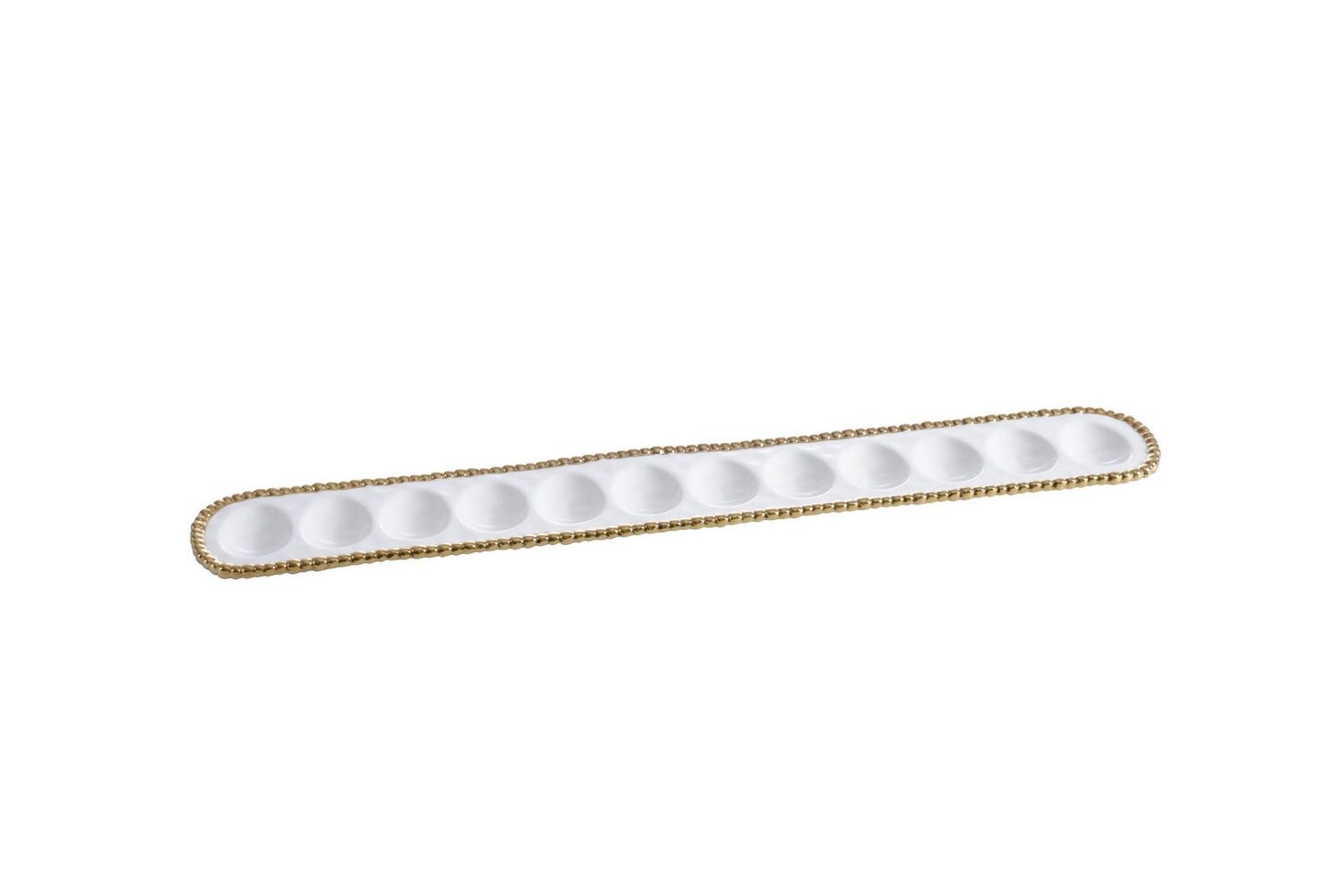 GOLDEN SALERNO DEVILED EGG TRAY- CER-2535-WG