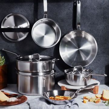 EATER 10pc.  S/S COOKWARE SET - EAT-17310