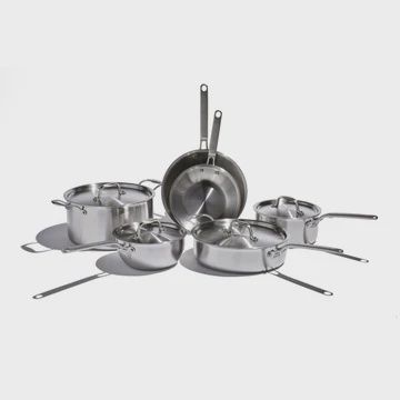 EATER 10pc.  S/S COOKWARE SET - EAT-17310
