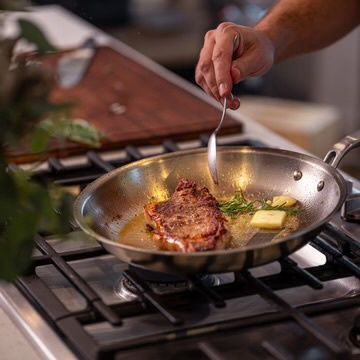 EATER 10.5" S/S FRY PAN - EAT-14922
