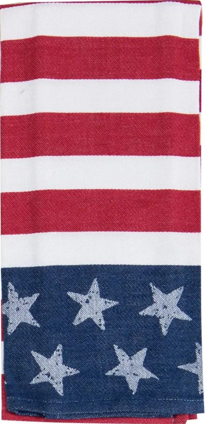JACQUARD USA FLAG TEA TOWEL - R6498