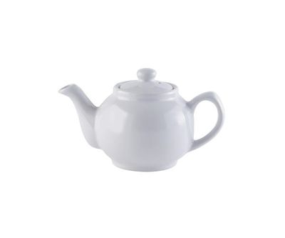 2 CUP WHITE TEAPOT - 0056.716