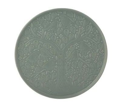 IN THE FOREST GREEN 11" ROUND PLATTER - 2001.097U