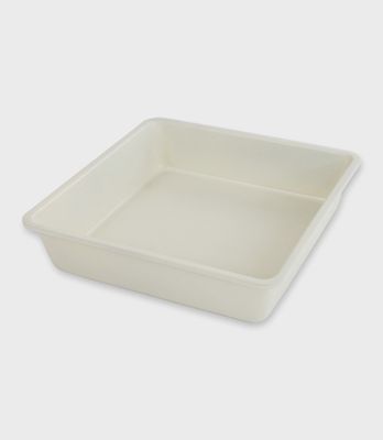 KG CREAM CERAMIC N/S 8" SQ. PAN - 1121BW-VAN