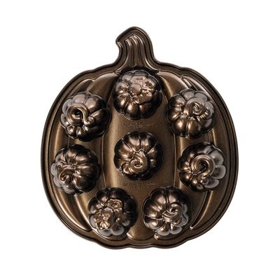 LIL' PUMPKIN BRONZE COLOR CAKELET PAN - 89048