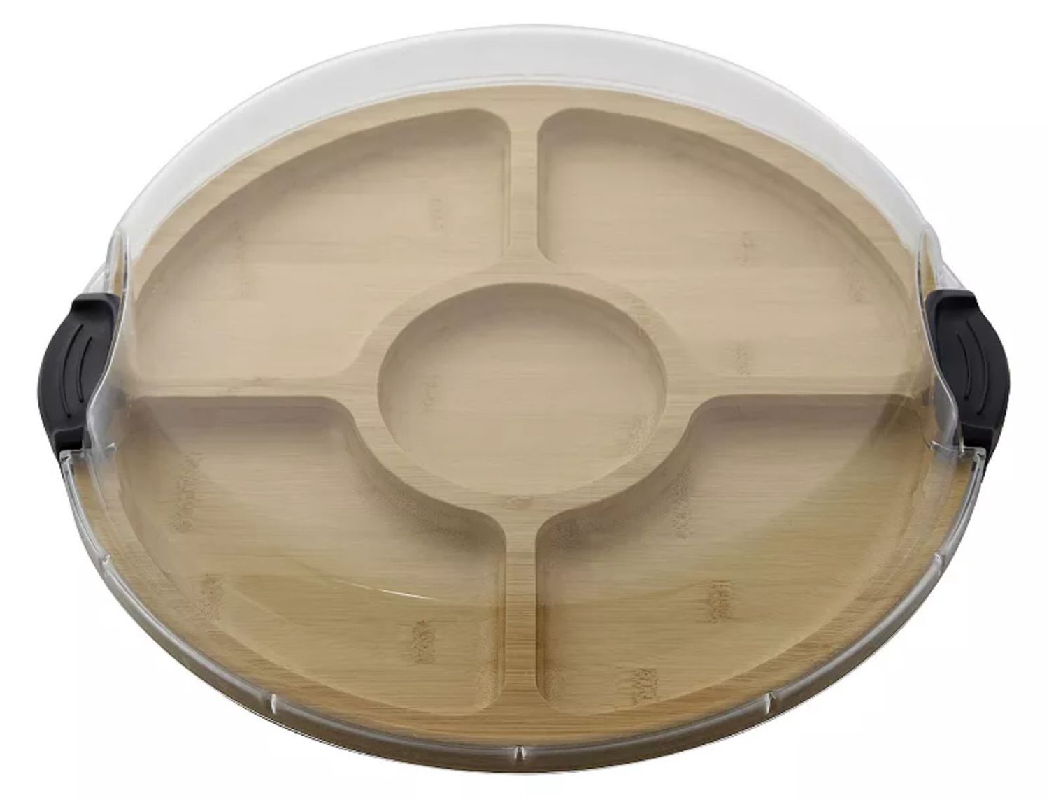 FW 14" ROUND DIVIDED BAMBOO BUILD-A-BOARD - 5320875