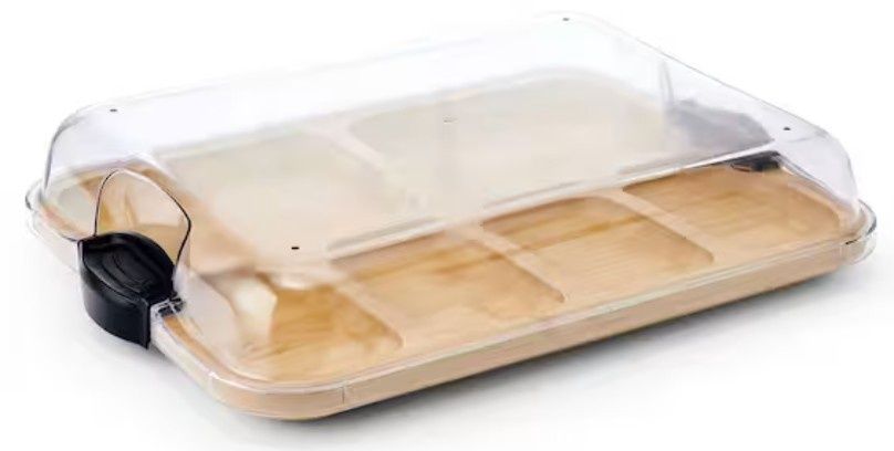 FW 11"x14" BLACK LOCKS DIVIDED BAMBOO BUILD-A-BOARD - 5311485