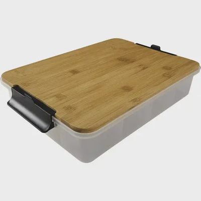 FW 11"x16" BLACK LOCKS BAMBOO SNACKLEBOX BUILD-A-BOARD - 5314682