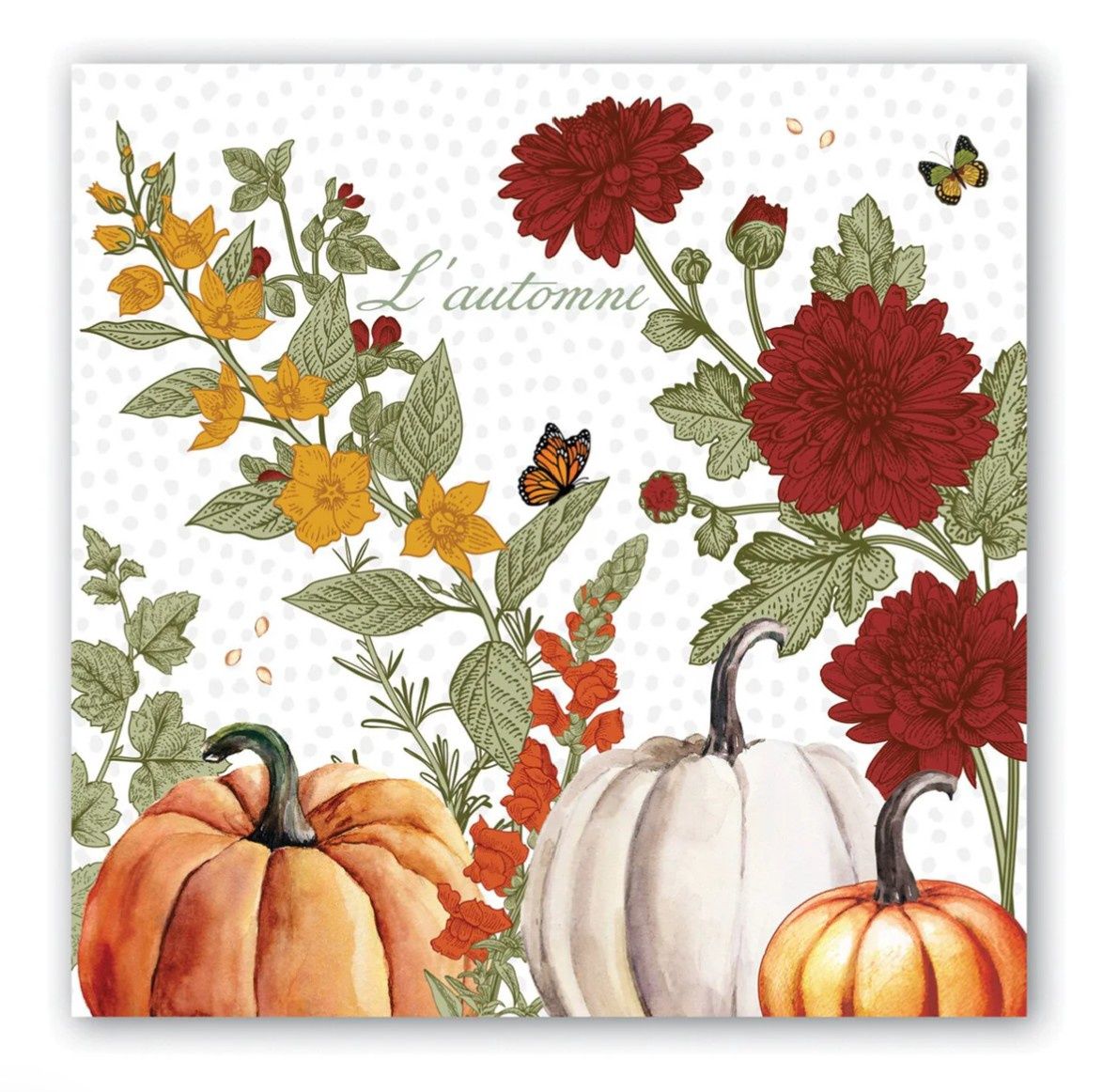 PUMPKIN DELIGHT COCKTAIL NAPKINS - 814427