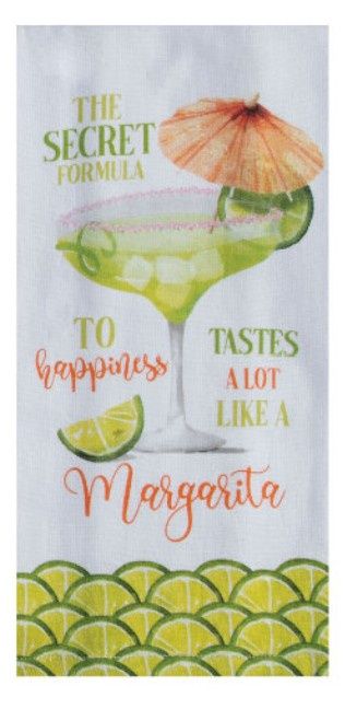 SUMMER SIPPIN MARGARITA DP TERRY TOWEL - R8433