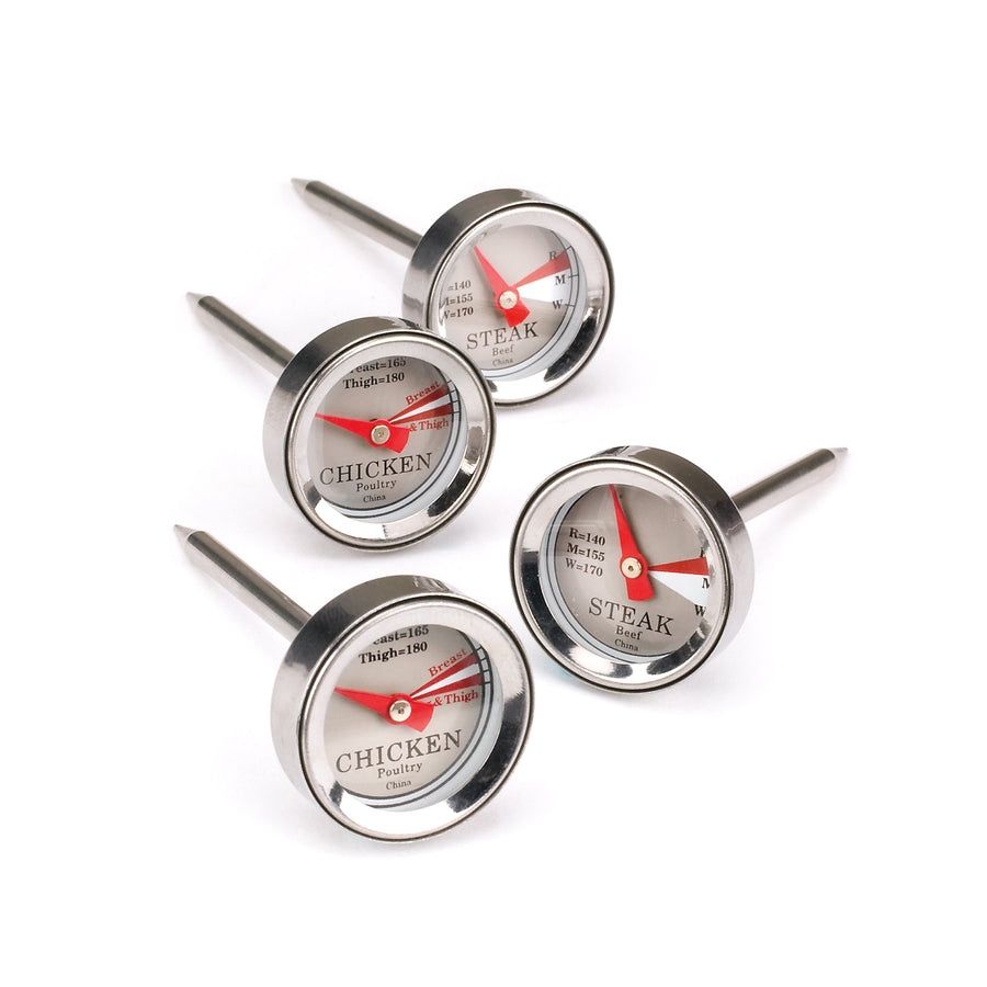 BEEF &amp; POULTRY MINI THERMOMETERS SET/4- RT-04