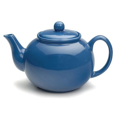 16 OZ. BLUE STONEWARE TEAPOT - CHAI-LB