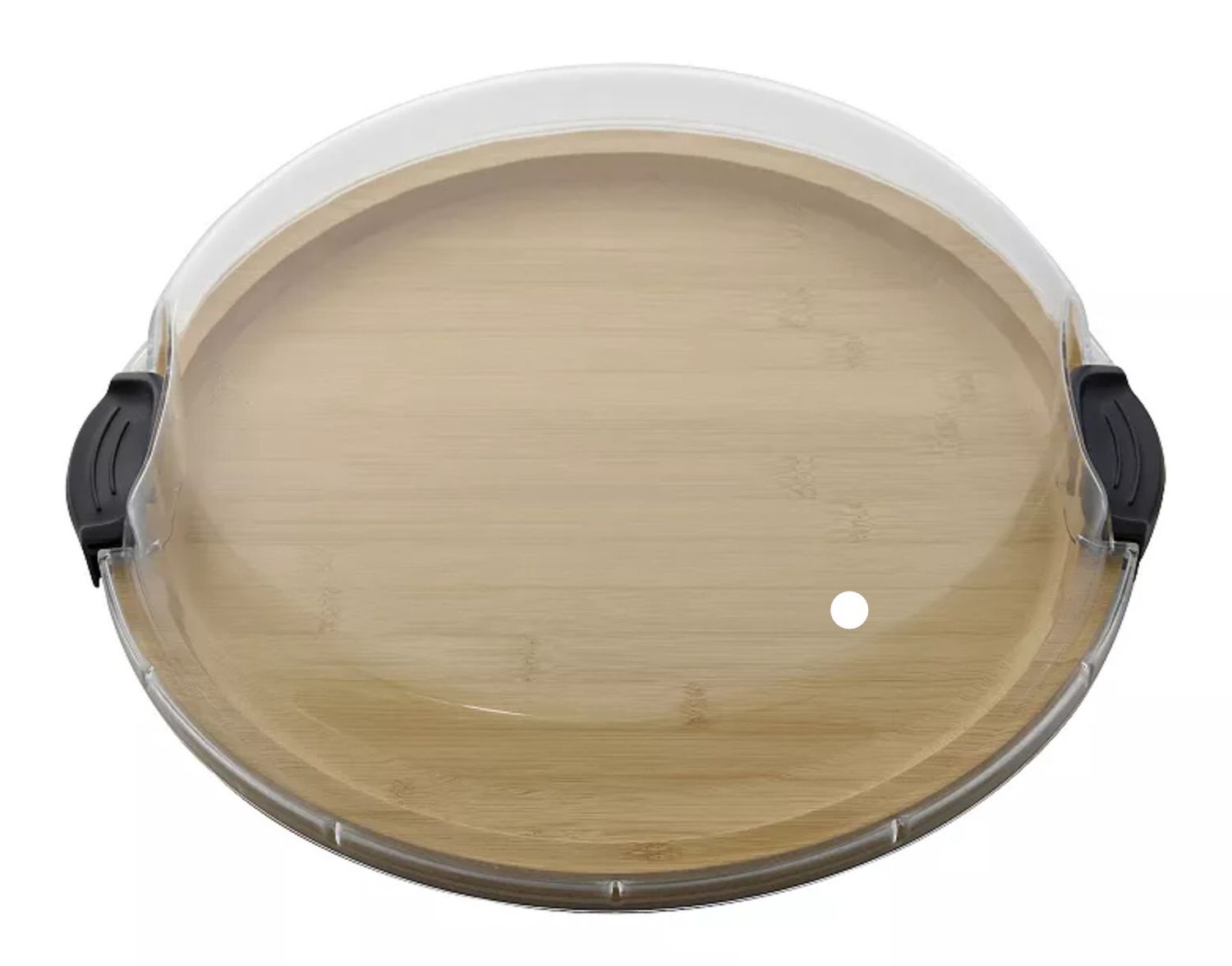 FW 14" ROUND BLACK LOCKS BAMBOO BUILD-A-BOARD - 5317651