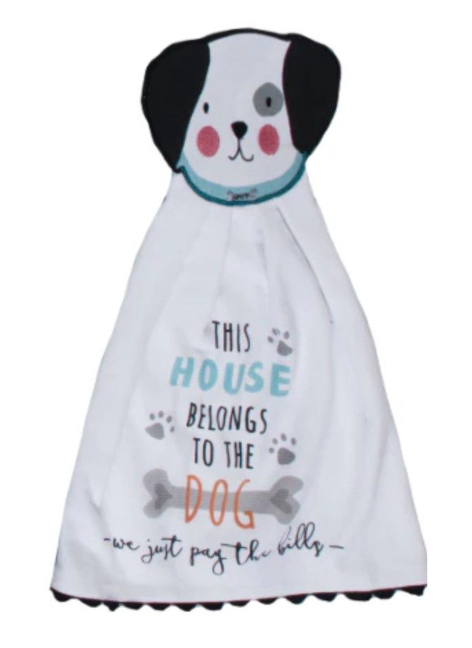 DOG HOUSE HANG-UP TOWEL - R8063