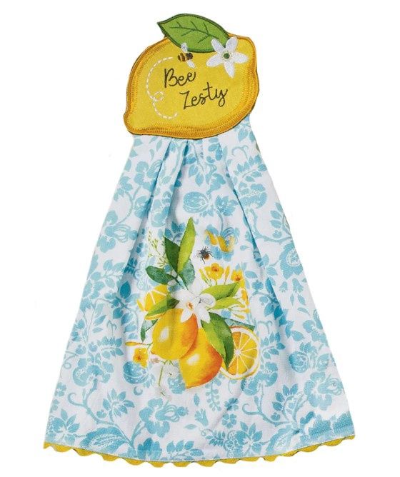 BEE ZESTY LEMON HANG-UP TOWEL - R8128