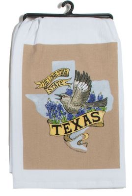 STATE OF TEXAS FLOUR SACK TOWEL - F3922