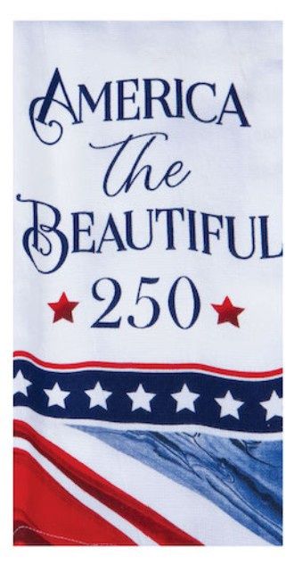 AMERICA THE BEAUTIFUL 250 DUAL PURPOSE TOWEL - R8576