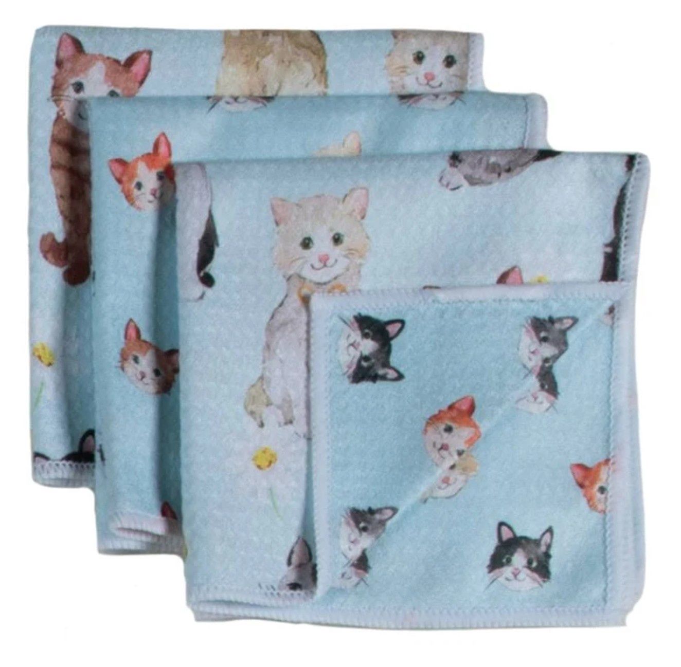 CATS WITH DAISIES ECO 3 PK DC - R8637