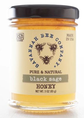 3 oz. BLACK SAGE HONEY JAR - H3BS
