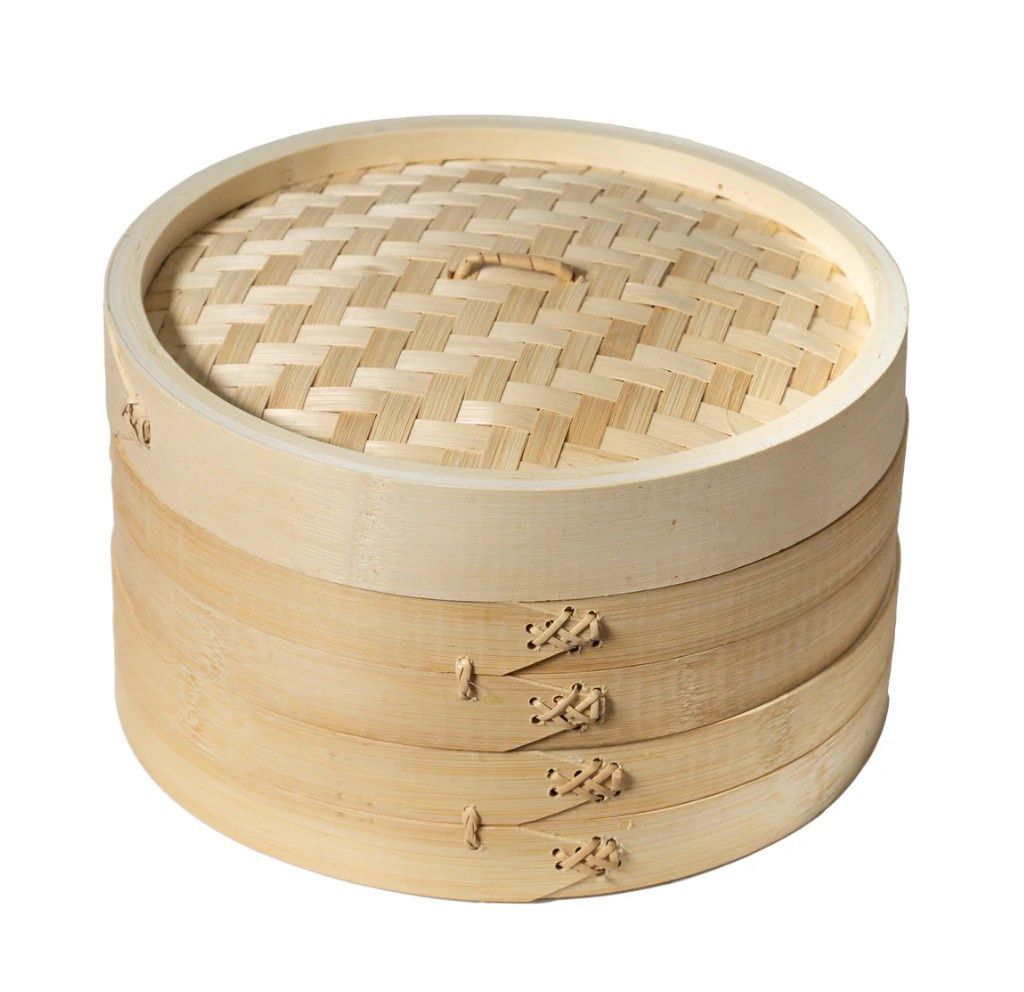 JOYCE CHEN 10" 2-TIER BAMBOO STEAMER - J26-0013