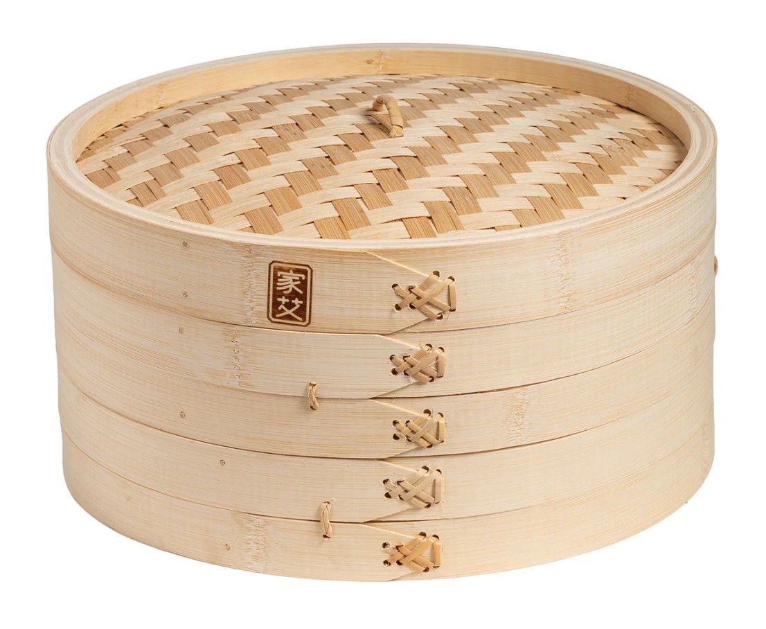 JOYCE CHEN 12" 2-TIER BAMBOO STEAMER - J26-0012