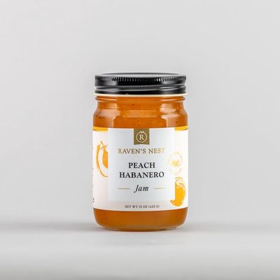 PEACH HABANERO JAM 15oz. - JAM-HAB-15