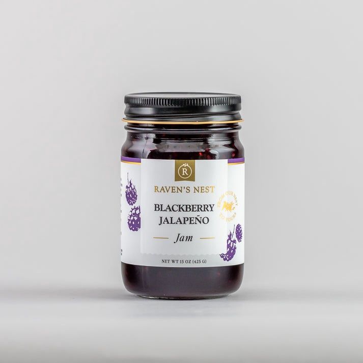 BLACKBERRY JALAPENO JAM 15oz. - JAM-BLK-15