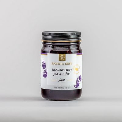 BLACKBERRY JALAPENO JAM 15oz. - JAM-BLK-15