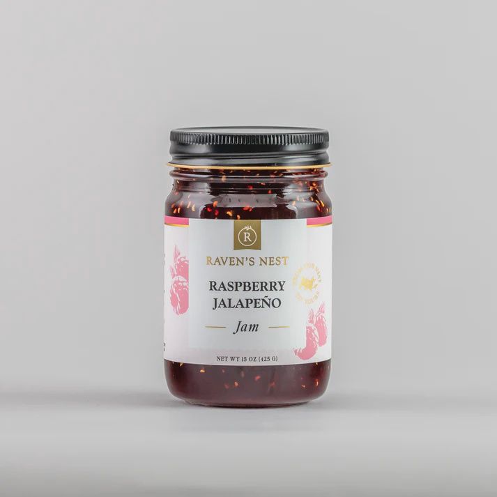 RASPBERRY JALAPENO JAM 15oz. - JAM-RAZ-15