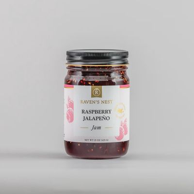 RASPBERRY JALAPENO JAM 15oz. - JAM-RAZ-15