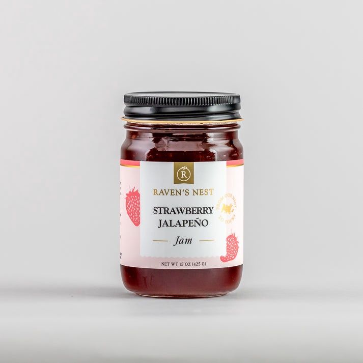 STRAWBERRY JALAPENO JAM 15oz. - JAM-STR-15