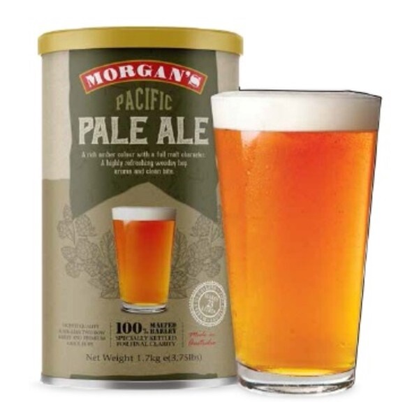 Morgan&#39;s Ultra Premium Pacific Pale Ale 1.7kg Kit