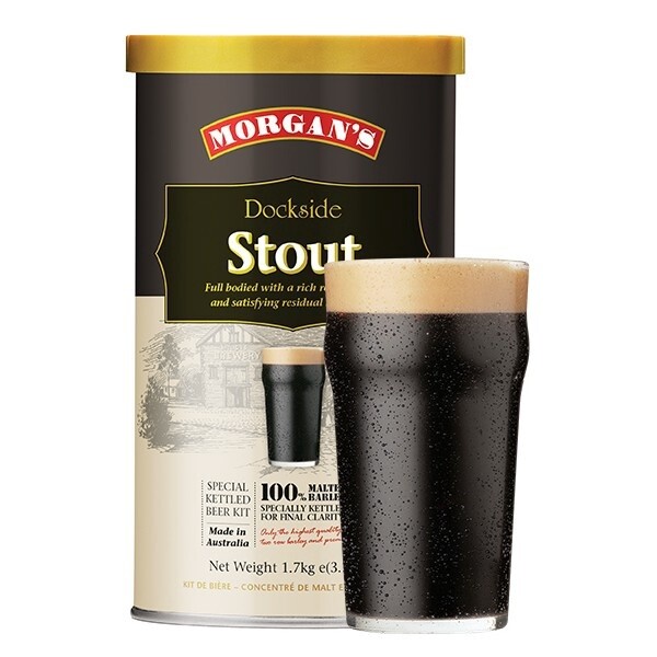 Morgan&#39;s Premium Dockside Stout 1.7kg Kit