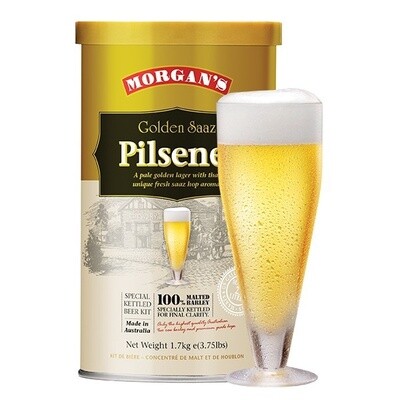 Morgan&#39;s Premium Golden Saaz Pilsener 1.7kg Kit