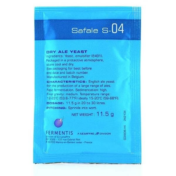 SafAle™ S-04 11.5g Yeast