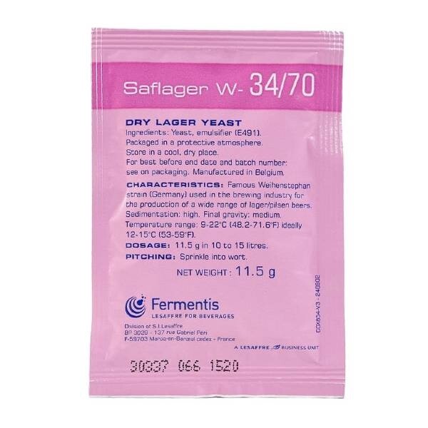 SafLager™ Saflager W-34/70 (Weihenstephan) Yeast