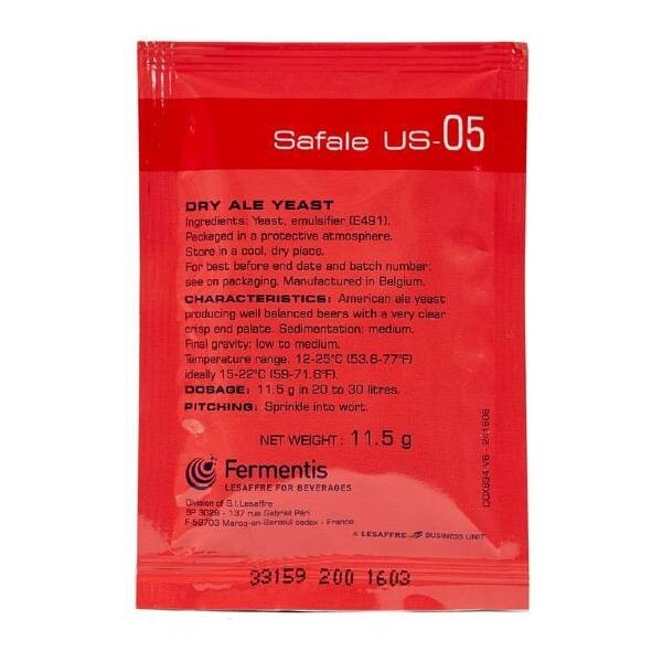 SafAle™ US-05 11.5g Yeast