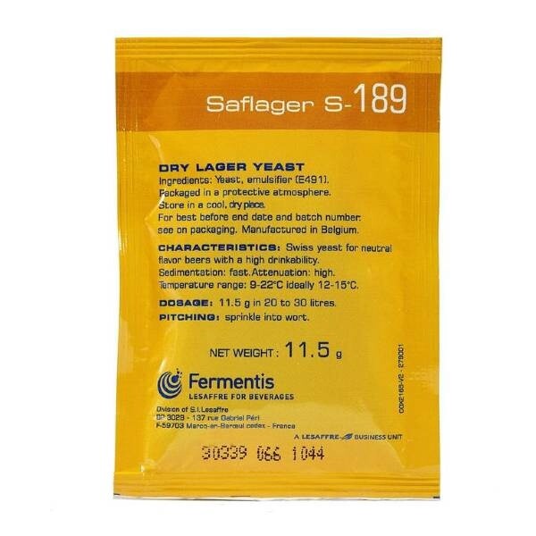 SafLager™ S-189 Yeast