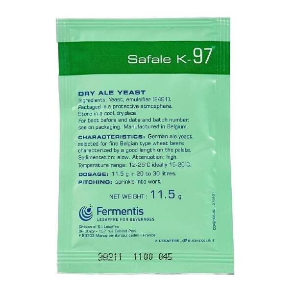 SafAle™ K-97 11.5g Yeast