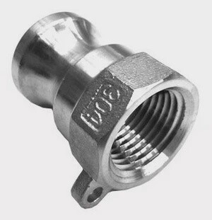 1/2 Inch Type A Camlock - Male Cam x Female BSPP Thread
