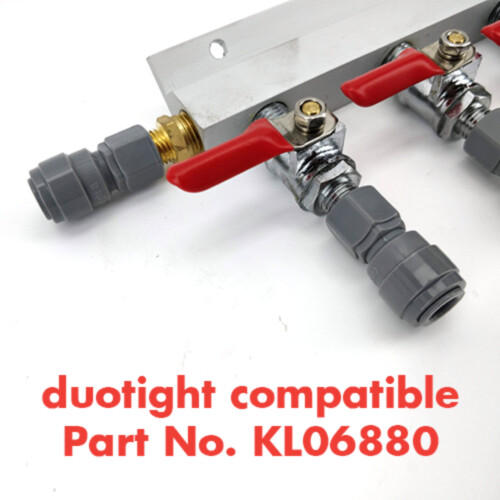 Gas Line Manifold Splitter 3 ways (MFL Thread)