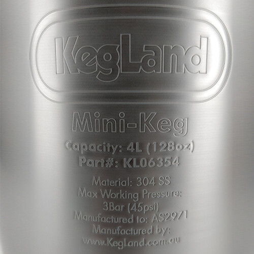 4L SS Mini Keg