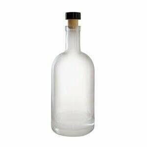 750mL Round Heavy Glass Bottle