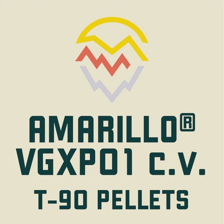 Amarillo T90 7.9% AA Hop Pellets - Various Sizes
