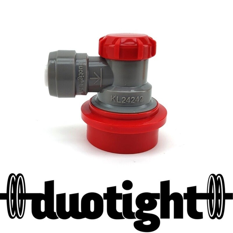 Ball Lock Disconnect (Gas) with 6.35mm duotight fitting